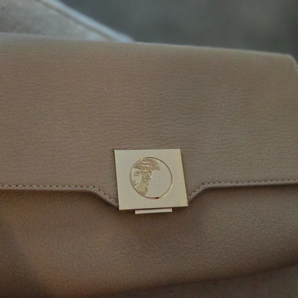 Title: Authentic Versace Collection Leather Clutc… - image 4